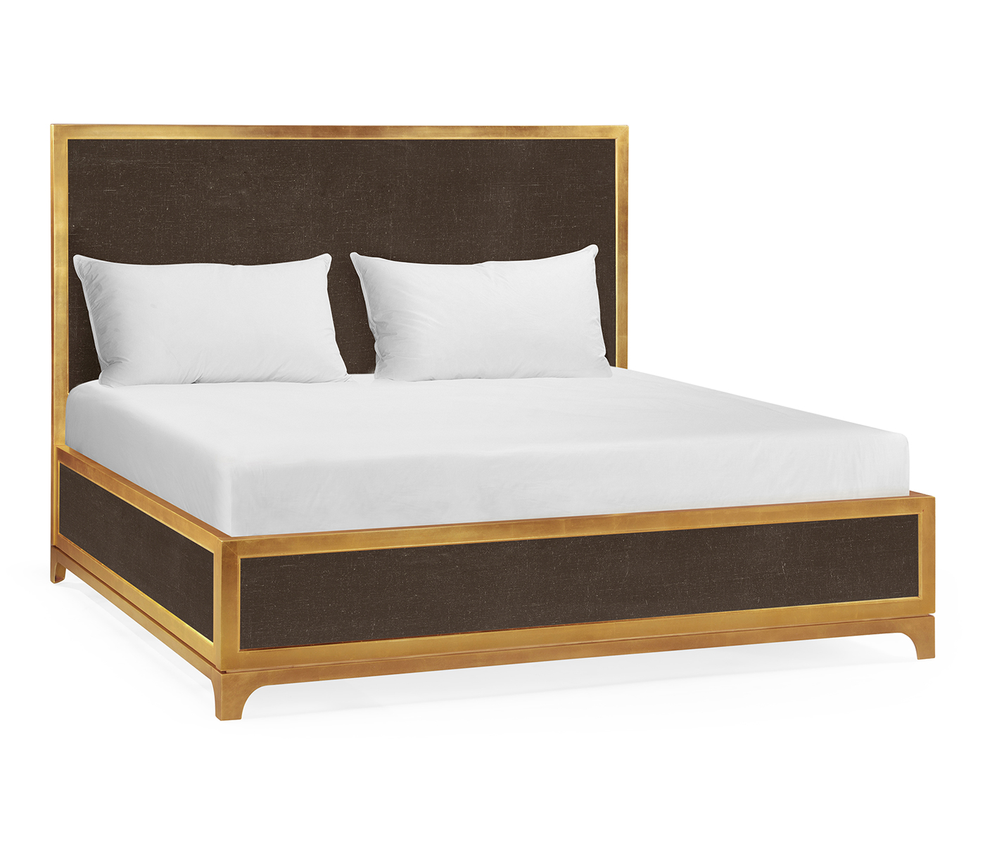 Coffee & Gold Cali King Bed